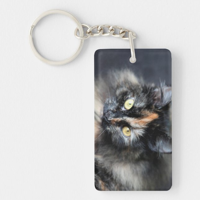 Siberian Cat Key Ring (Front)