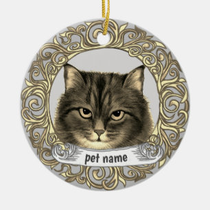 Siberian Cat  Loving Memory ornament