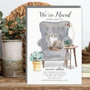 Siberian Cat Moving Announcement