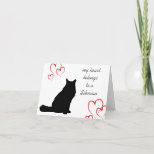 Siberian Cat Note Cards