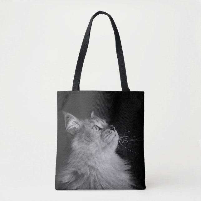 Siberian Cat Tote Bag (Front)