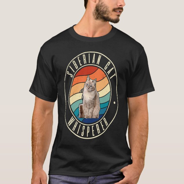 Siberian Cat Whisperer T-Shirt (Front)