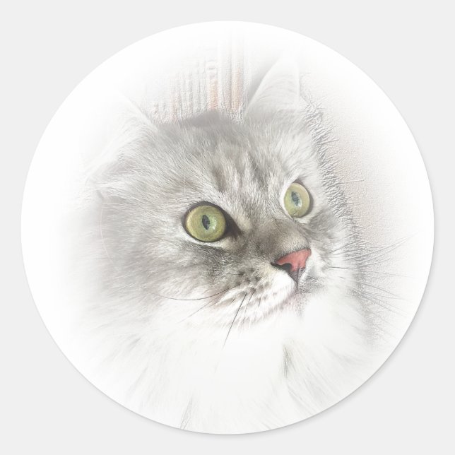 Siberian Eyes Stickers (Front)