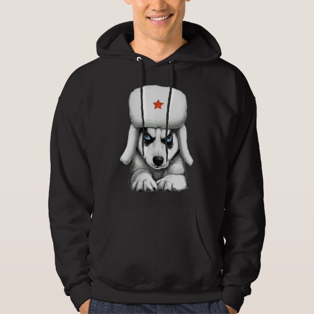 Siberian Husky 33 Hoodie (Front)