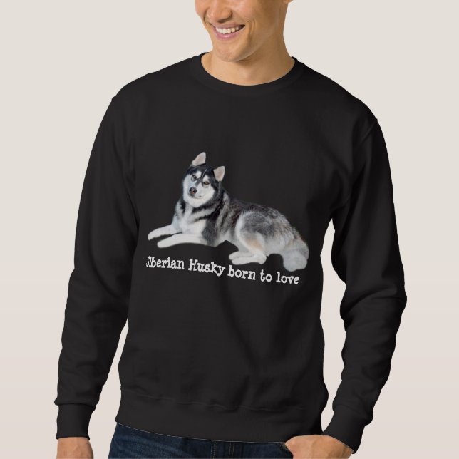 Siberian Husky Beautiful Unisex Sweatshirt (Front)