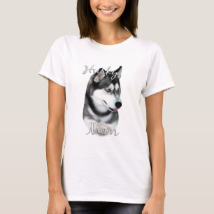 Siberian Husky (blk) Mum 2 T-Shirt