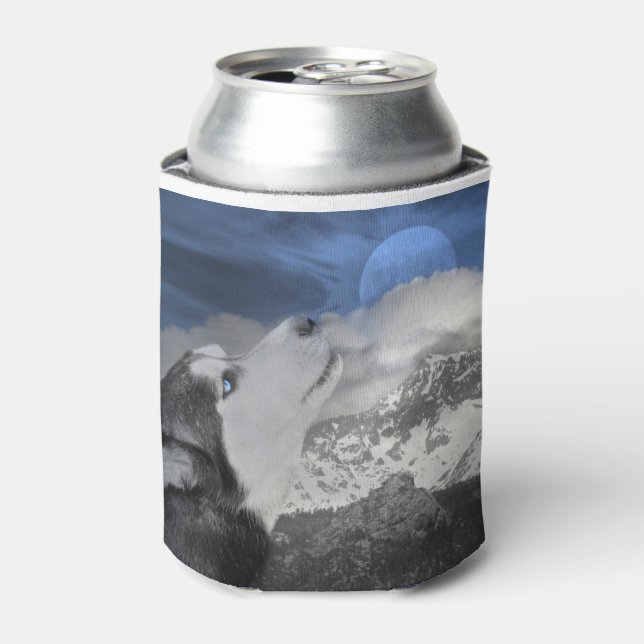 Siberian Husky Can Cooler (Can Front)