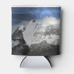 Siberian Husky Can Cooler Koozie