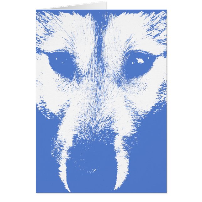 Siberian Husky Card / Alaskan Malamute Card (Front)