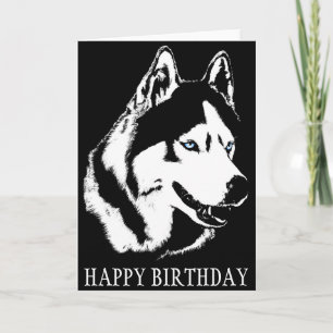 Siberian Husky Card / Alaskan Malamute Card