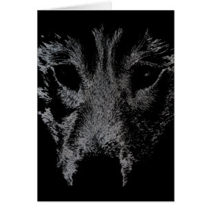 Siberian Husky Card Malamute Wolf Dog Card