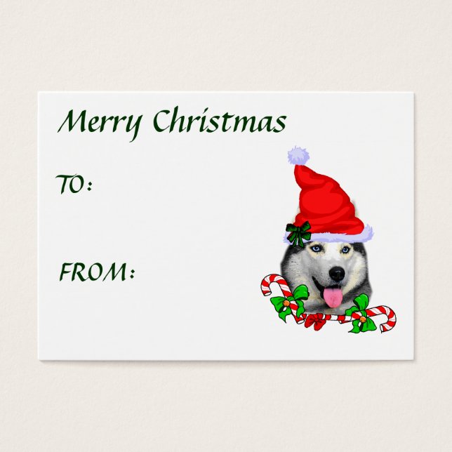 Siberian Husky Christmas Gifts (Front)