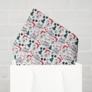 Siberian Husky Christmas Tissue Paper