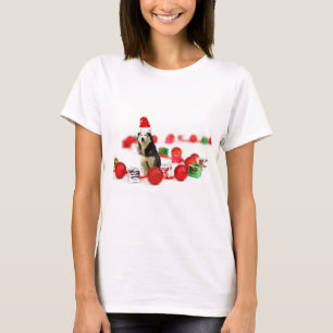 Siberian Husky Christmas with Ornament Gift Box T-Shirt