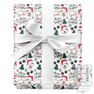 Siberian Husky Christmas Wrapping Paper