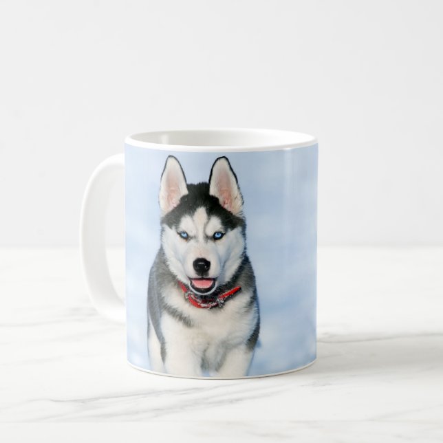 Siberian Husky Coffee Mug (Front Left)