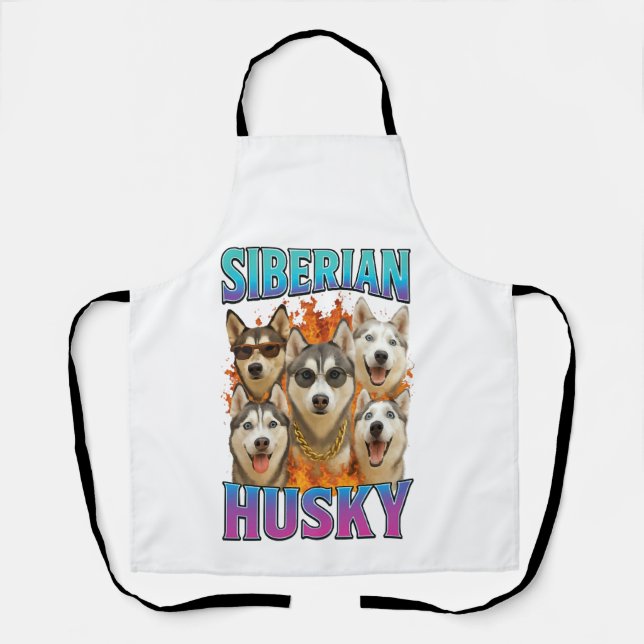 Siberian Husky Copy Apron (Front)