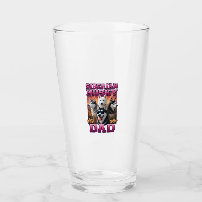 Siberian Husky Copy Copy Copy Glass (Front)