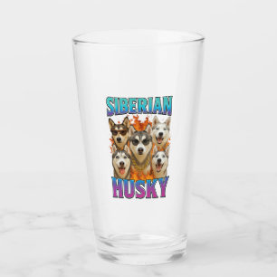 Siberian Husky Copy Glass