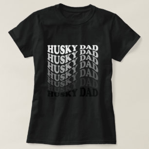 Siberian husky dad gifts, husky dad dog owner gift T-Shirt