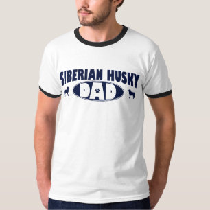 Siberian Husky Dad T-Shirt