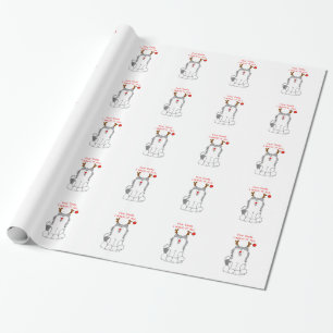 Siberian Husky Dear Santa.... Wrapping Paper