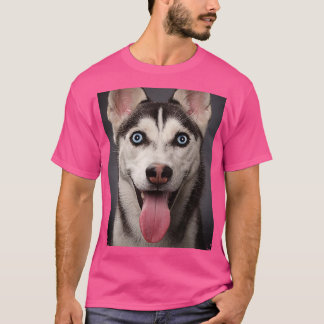 Siberian Husky Dog Animals Gifts Safe Face protect T-Shirt