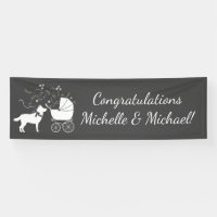 Siberian Husky Dog Baby Shower Puppy Grey