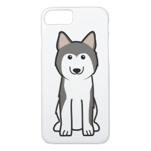Siberian Husky Dog Cartoon iPhone 8/7 Case