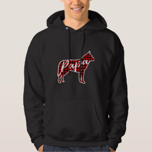 Siberian Husky Dog Dad Buffalo Pajama Hoodie