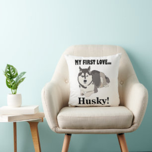 Siberian Husky Dog Pet Siberian Husky Cushion