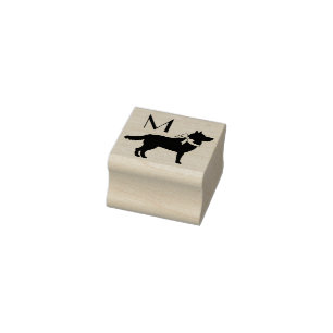 Siberian Husky Dog Puppy Malamut Rubber Stamp