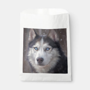 Siberian Husky Favour Bags