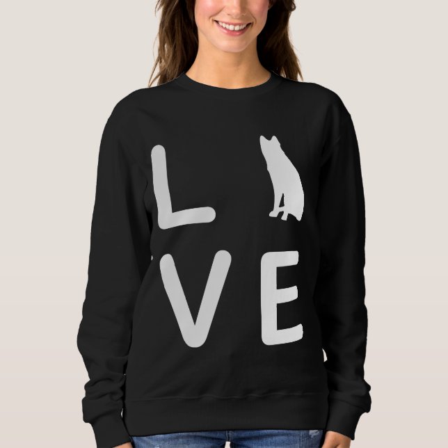 Siberian Husky Gift Sweatshirt (Front)