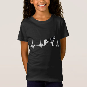 Siberian Husky heartbeat Gift for Men Women Boys G T-Shirt