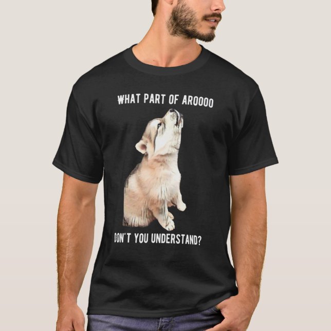 Siberian Husky Howl T-Shirt (Front)