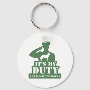 Siberian Husky Key Ring