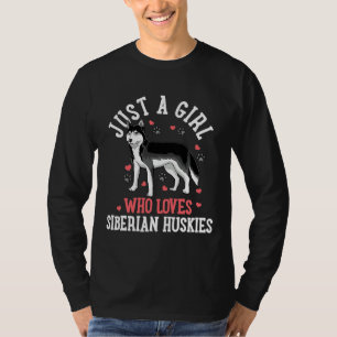 Siberian Husky Lovely Dog Pet Puppy T-Shirt
