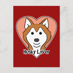 Siberian Husky Lover Postcard