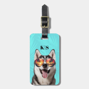 Siberian Husky Luggage Tag