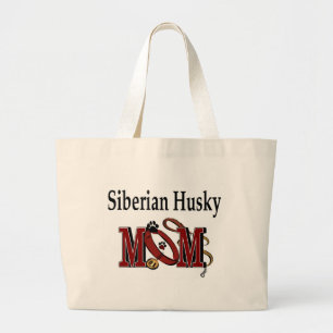 Siberian Husky Mom Gifts Large Tote Bag