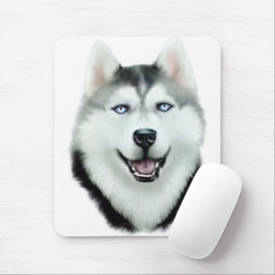 Siberian Husky Mouse Pad