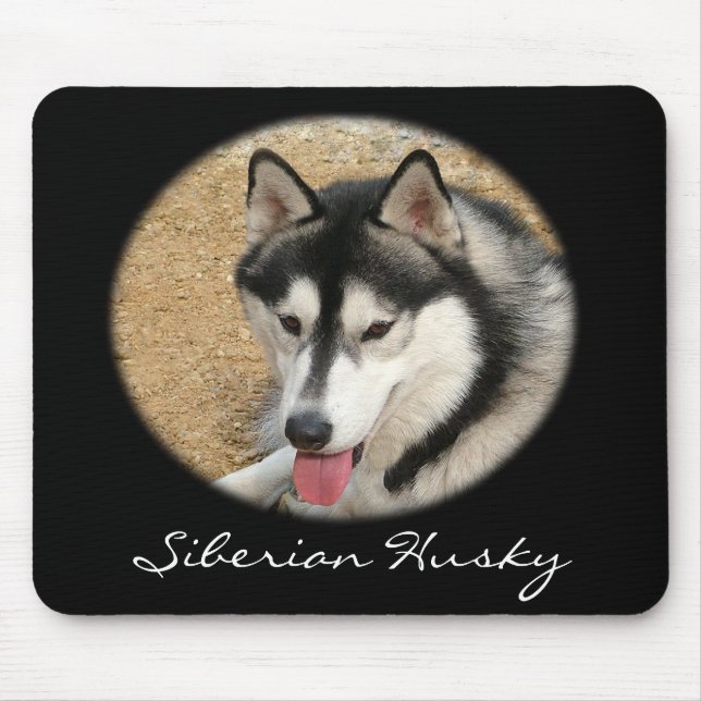 Siberian Husky Mousepad (Front)