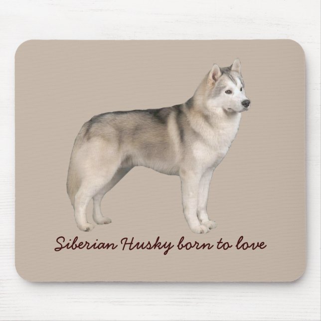 Siberian Husky Mousepad (Front)