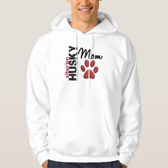 Siberian Husky Mum 2 Hoodie (Front)