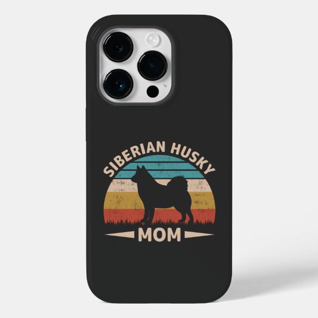 Siberian Husky Mum Special Bond Husky Mama Case-Mate iPhone Case (Back)