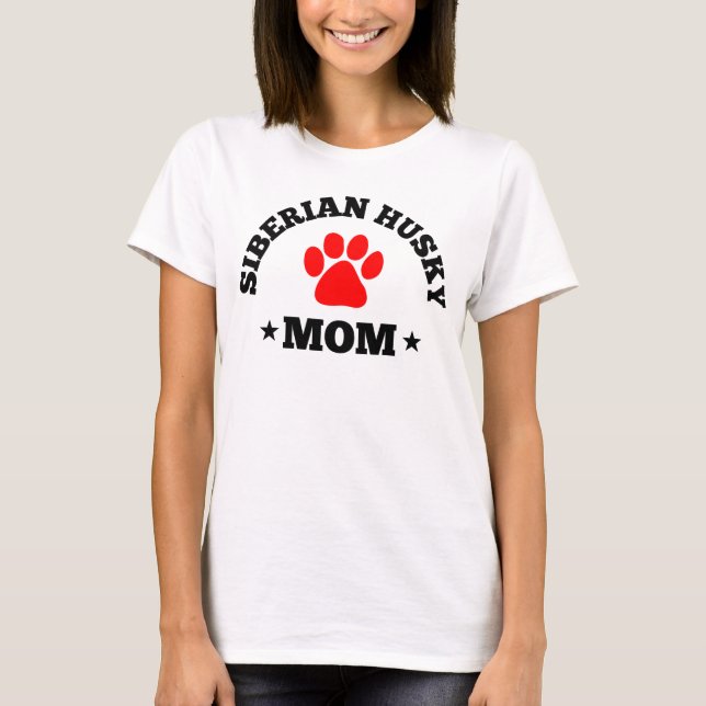 Siberian Husky Mum T-Shirt (Front)