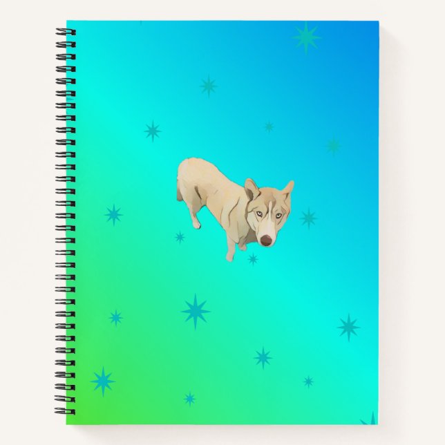 Siberian Husky Notebook (Front)