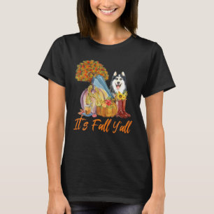 Siberian Husky Owner Cute Autumn Dog Lover Its T-Shirt