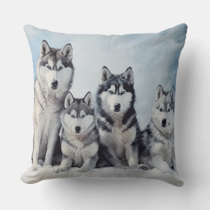 Siberian Husky pack Cushion